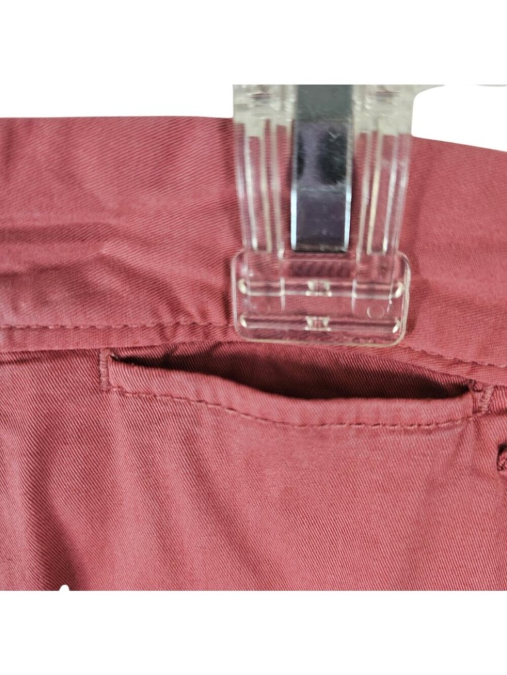 J.Crew Stretch Women's 34 Chino Trouser Pants Dusty Red Slim Fit Business Casual - Picture 12 of 12